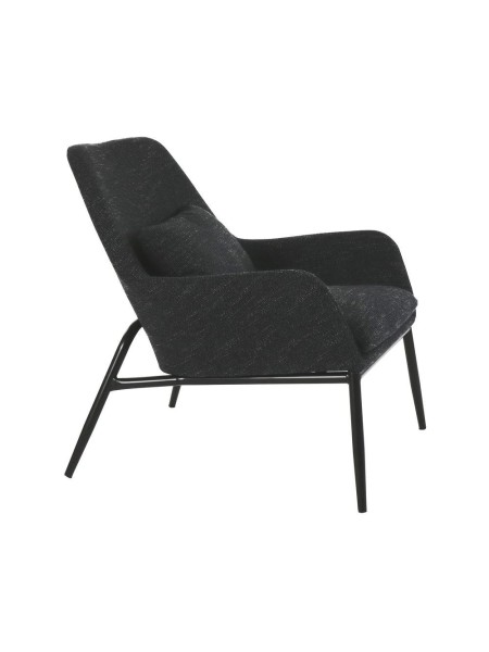 Pomax Hailey relax armchair anthracite fabric
