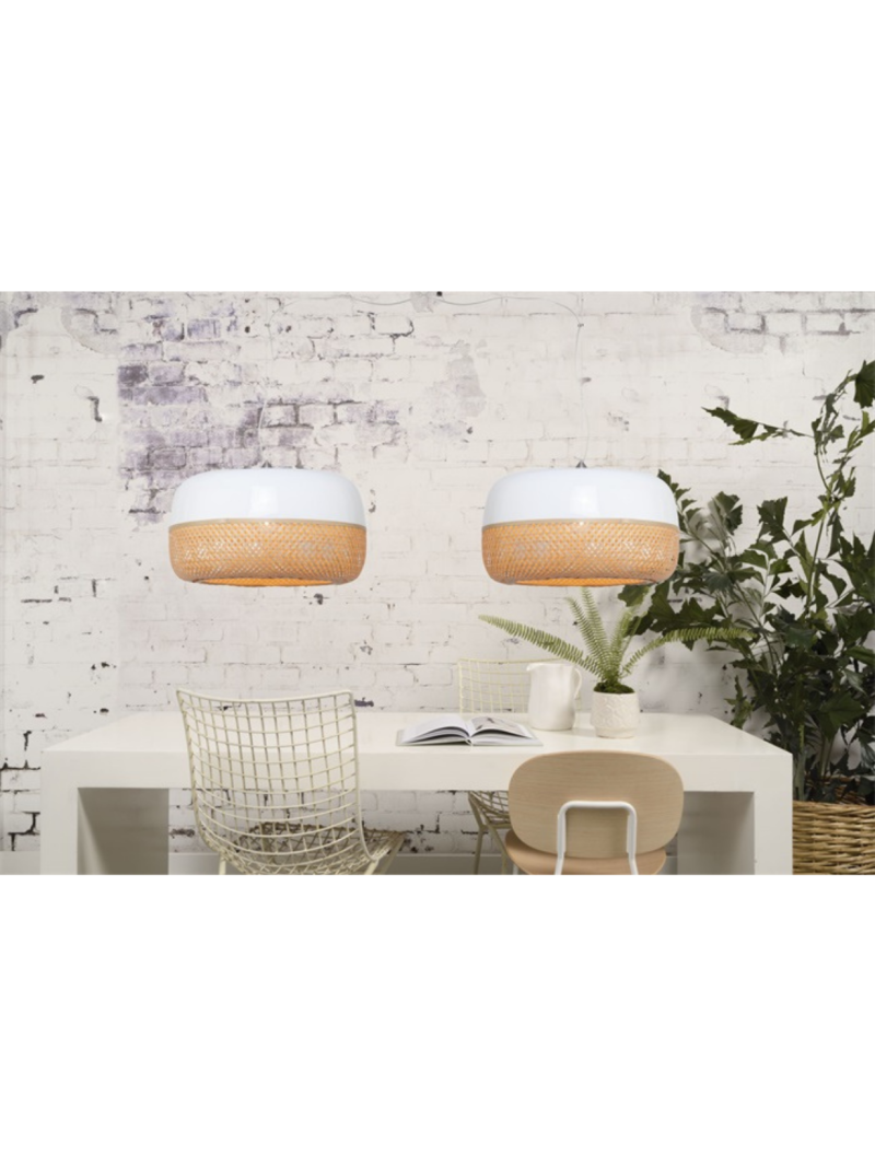 Double hanging lampe in bamboo Mekong, Good & Mojo l MBS Design