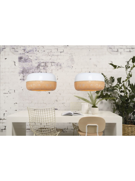 Double hanging lampe in bamboo Mekong, Good & Mojo l MBS Design