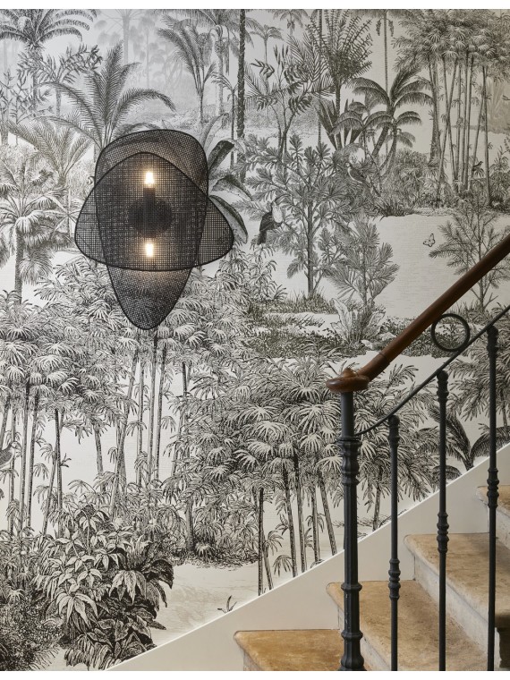 Market Set - Rattan wickerwork wall light, Double Screen| MBS DESIGN