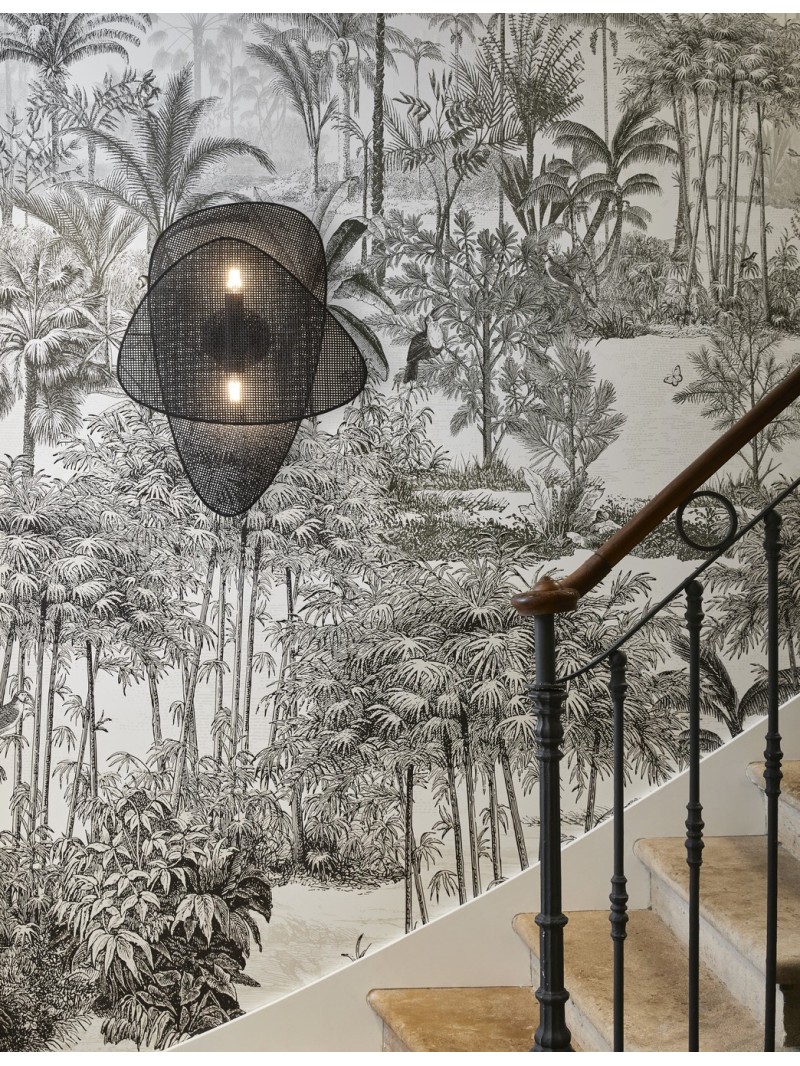 Market Set - Rattan wickerwork wall light, Double Screen| MBS DESIGN