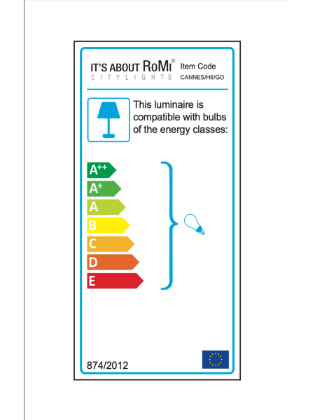 Suspension dorée en fer Cannes L, Good & Mojo | MBS Design