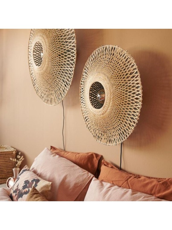Flat bamboo wall light,  Kalimantan | MBS Design