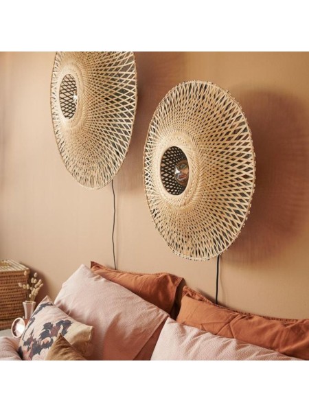 Applique murale plate en bambou,  Kalimantan | MBS Design
