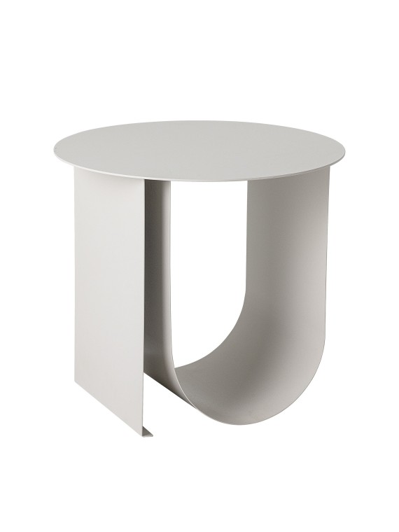 Bloomingville - Grey metal sidetable, Cher