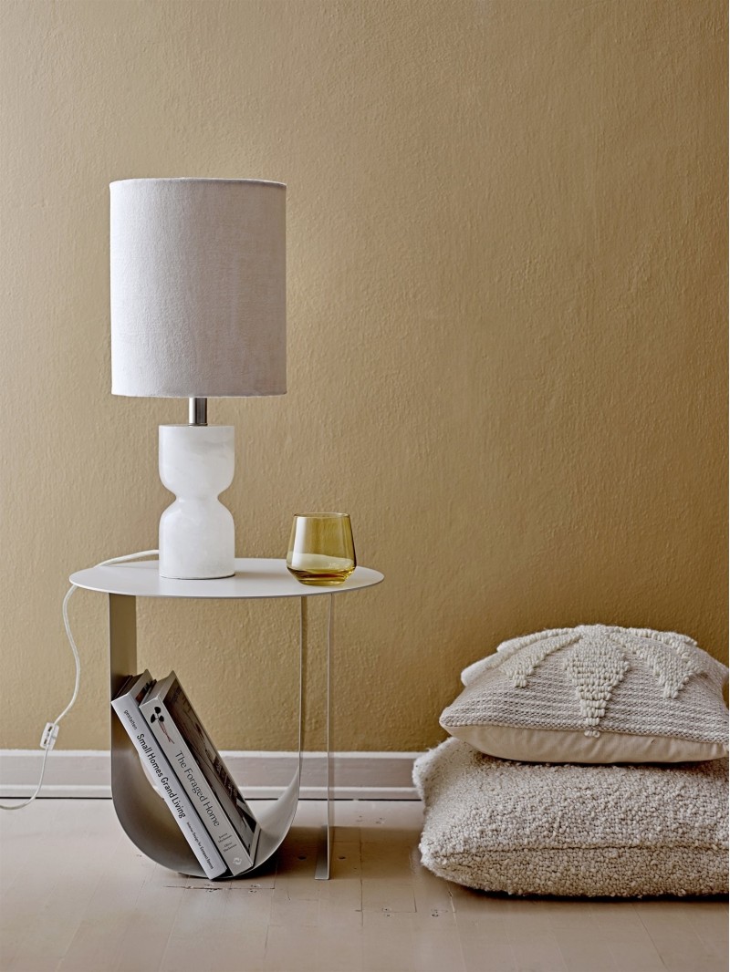 Bloomingville - Table d'appoint en métal gris, Cher