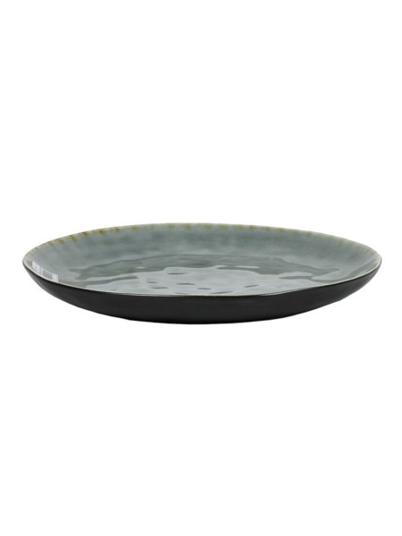 Small plate with grey crackled effect, Levi | Olsson & Jensen