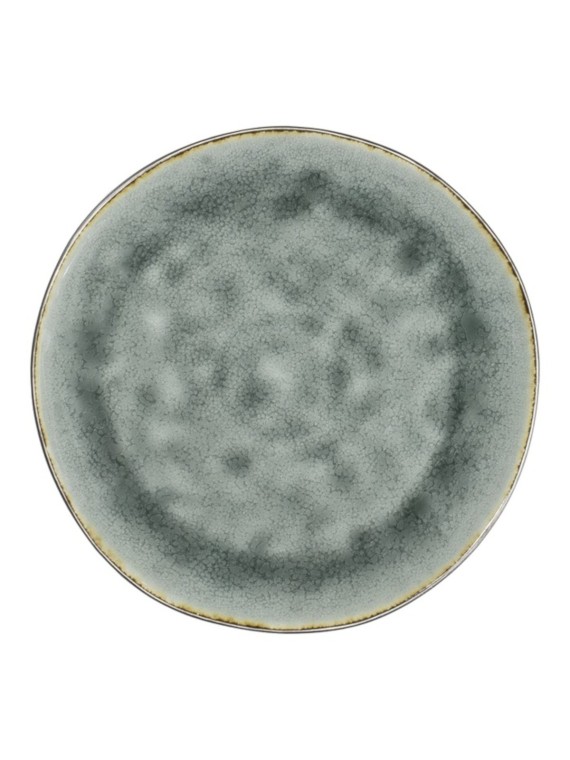 Small plate with grey crackled effect, Levi | Olsson & Jensen