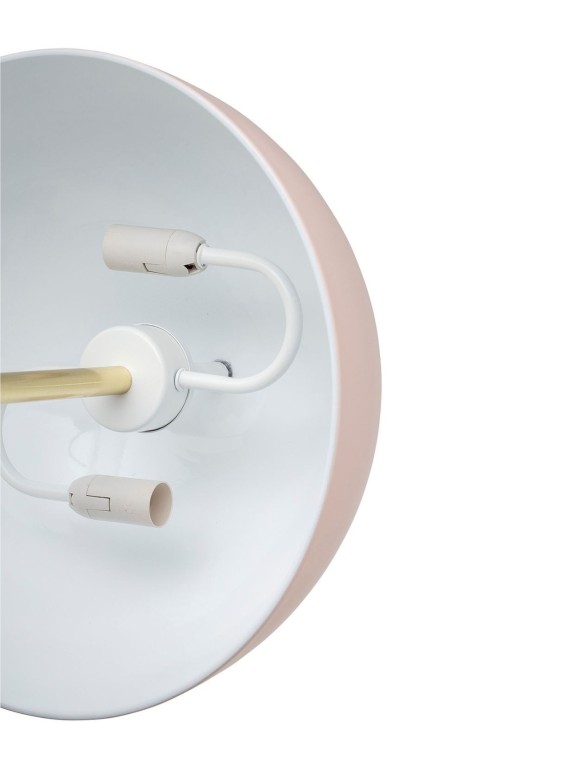 Pink table lamp, Metal - Bloomingville