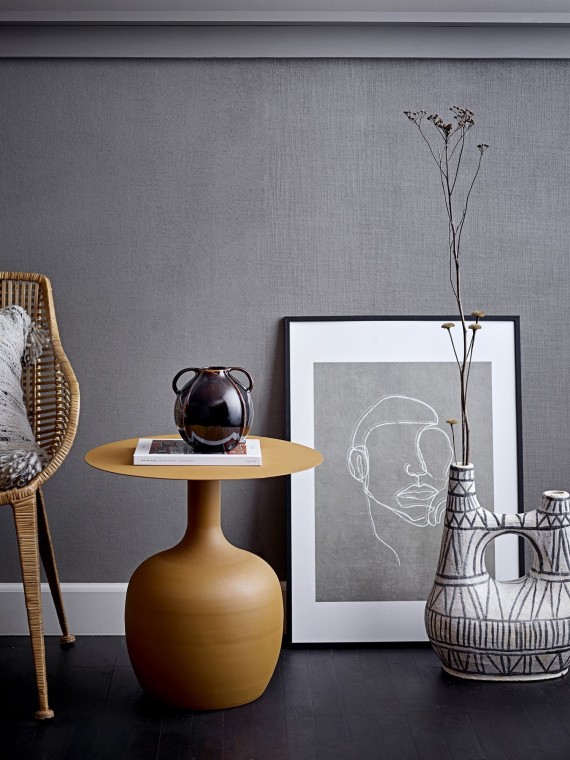 Yellow metal sidetable, Ayash - Bloomingville