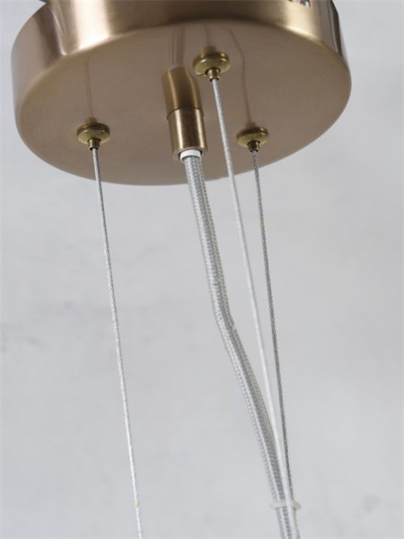 It's about Romi - Gilded hanging lamp 3 lights, Cannes S | MBS Design