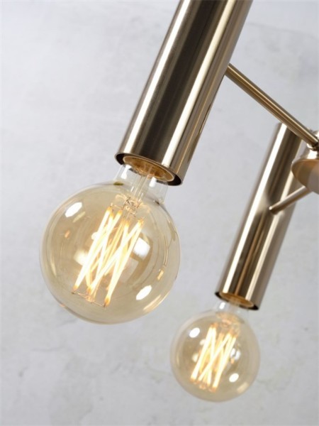 It's about Romi - Gilded hanging lamp 3 lights, Cannes S | MBS Design