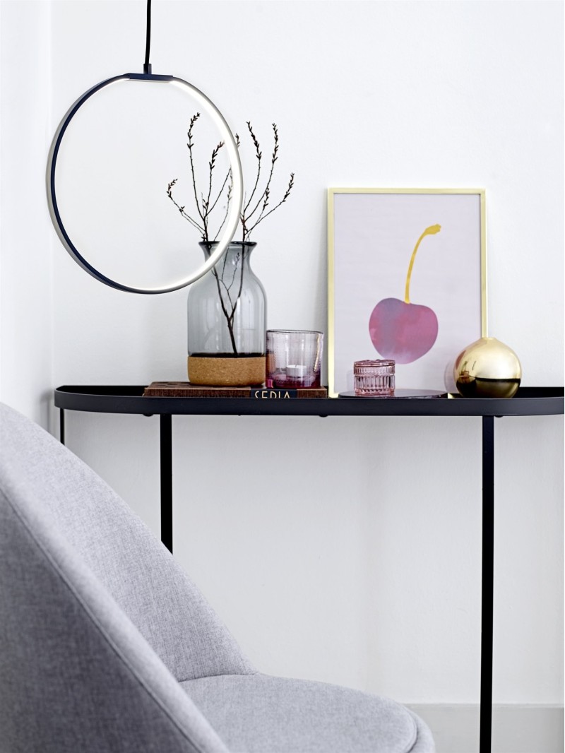 Bloomingville Black metal console table Harper