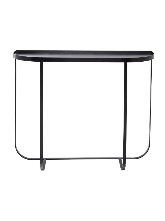 Bloomingville Console en métal noir Harper