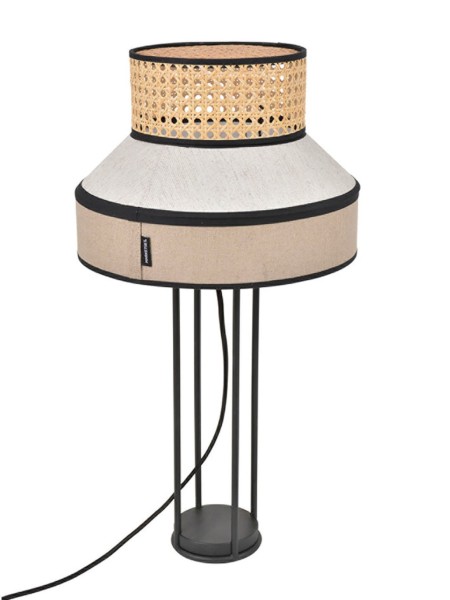 Lampe en métal et textile, Singapour