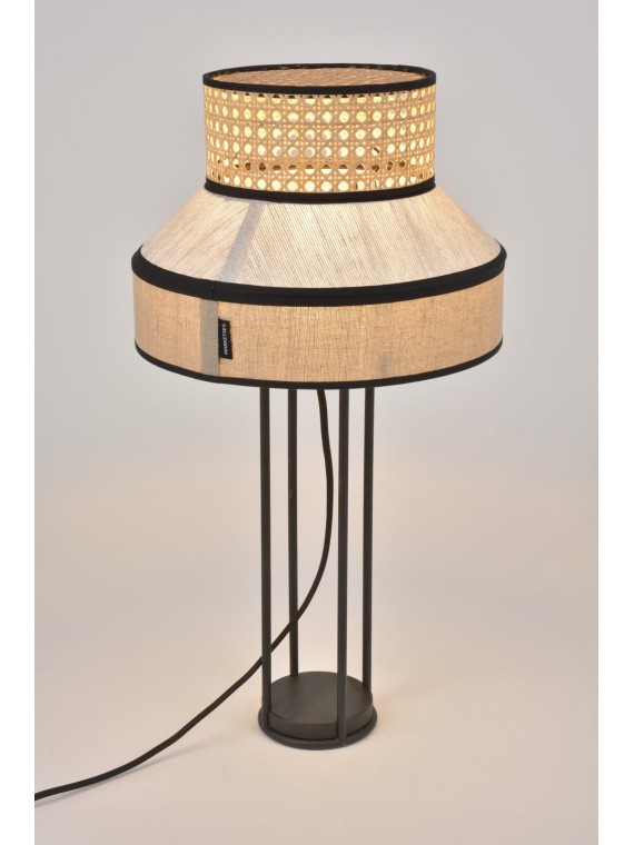 Metal and textile lamp, Singapour