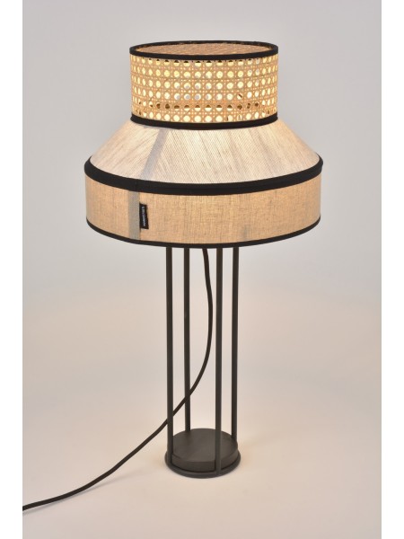 Lampe en métal et textile, Singapour