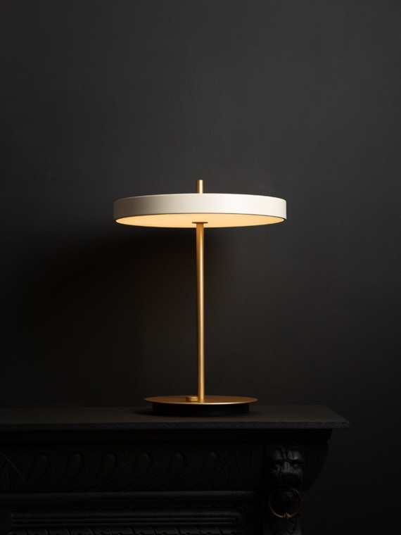 Umage - Lampe de table blanche en laiton Asteria - MBS Design