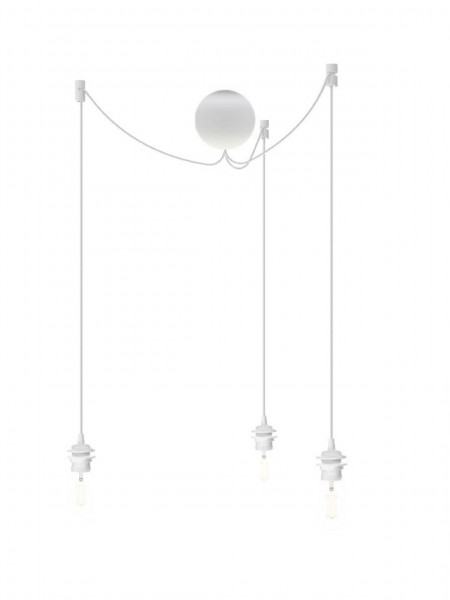 Umage Auvent blanc pour trois suspensions Cannonball Cluster
