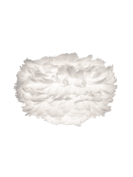 UMAGE - Tripod lamp in goose feather, Eos mini white and Tripod base white - MBS Design