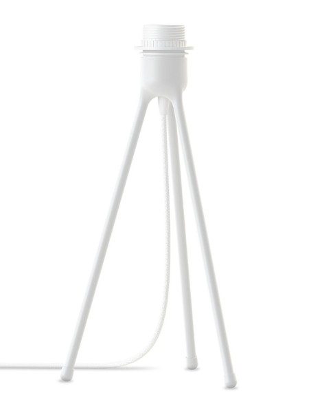 UMAGE - Tripod lamp in goose feather, Eos mini white and Tripod base white - MBS Design