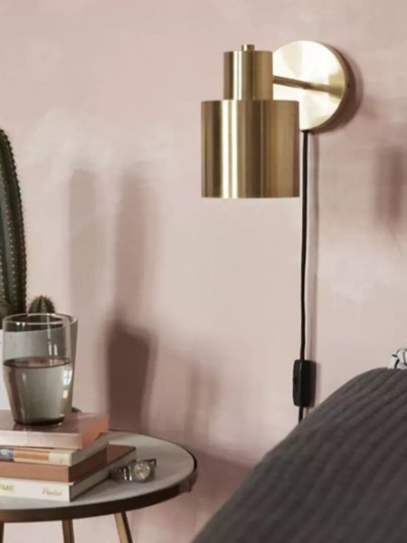 Hubsch Adjustable wall lamp Fuse brass
