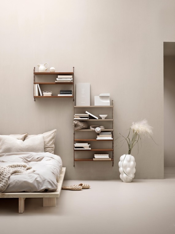 StringFurniture - Metal and wood shelf, Pocket|MBS Design