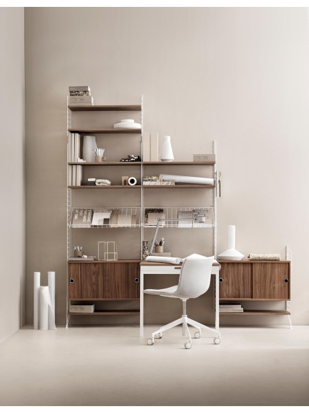 StringFurniture - Étagère en métal et en bois, Pocket | MBS Design