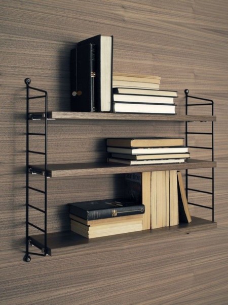 StringFurniture - Metal and wood shelf, Pocket|MBS Design
