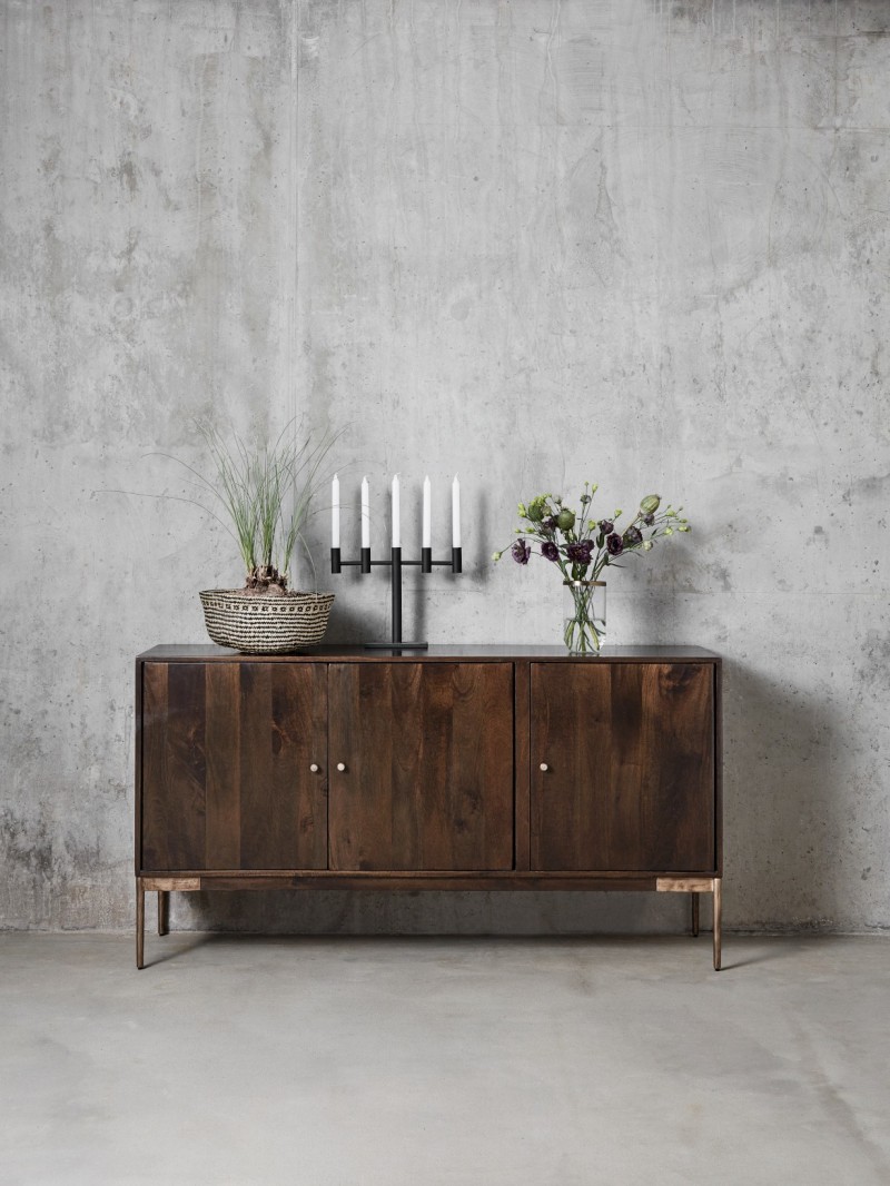 Nordal Dark mango wood sideboard, Legacy