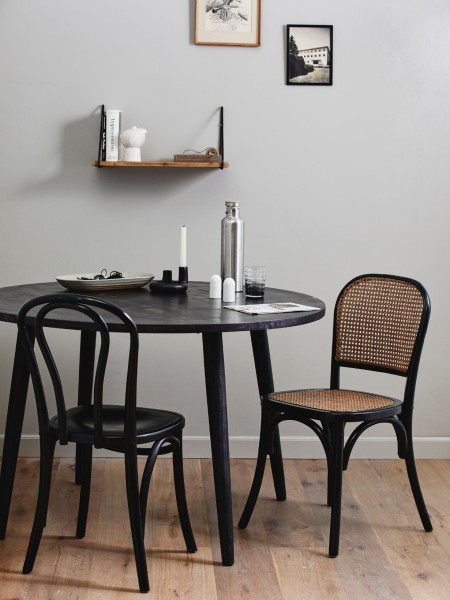 Nordal - Black birch wood chair, Wicky