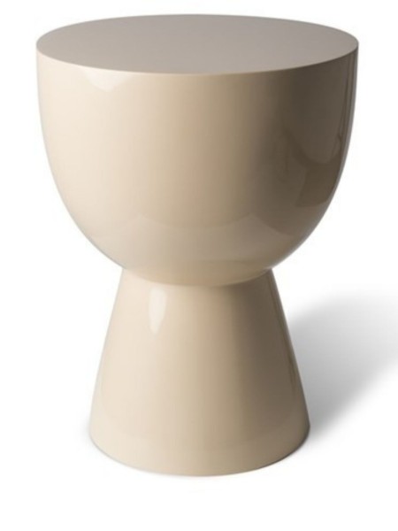 Pols Potten Tip Tap beige lacquered stool