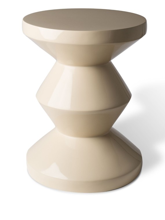 Pols Potten Tabouret Zig Zag beige