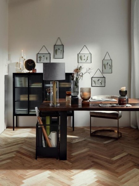 Nordal - Vase bougeoir en verre ambré, Riva L