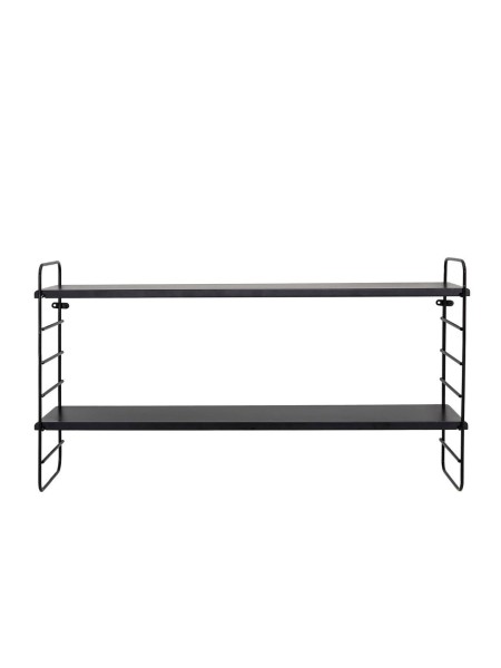 Black metal shelf, North - Bloomingville