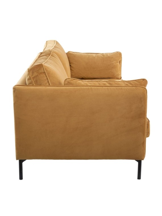 Retro sofa in golden velvet PPno2 Pols Potten