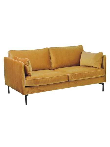 Retro sofa in golden velvet PPno2 Pols Potten
