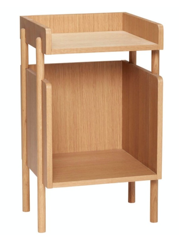 Natural oak side table Arvid Hubsch
