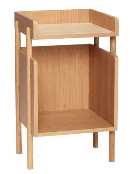 Natural oak side table Arvid Hubsch
