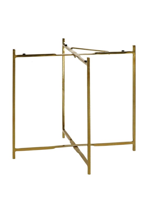 Bout de canapé en métal avec plateau amovible Flex POMAX