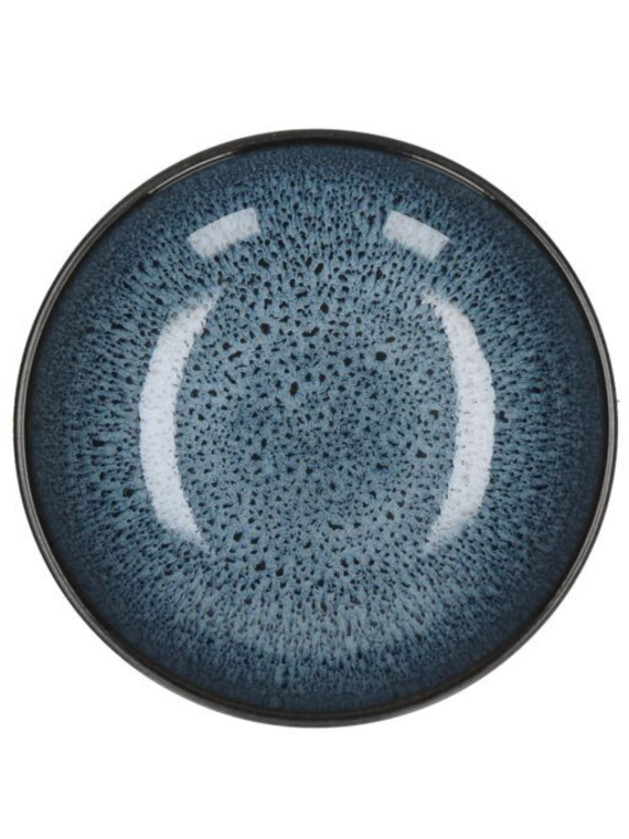 Pomax - Set of 6 stoneware bowls, Mirha Blue Ø16 | MBS Design