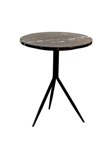 marble and metal bistro table dana pomax