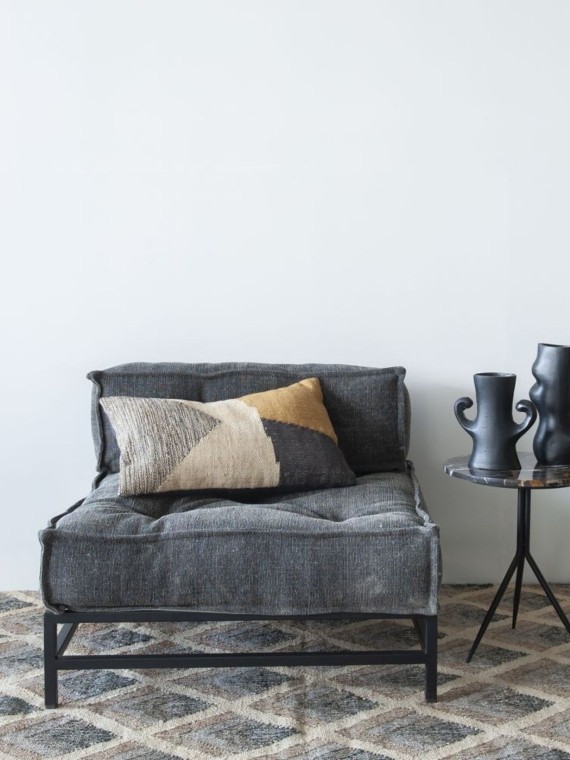 table de bistrot en marbre et metal dana pomax