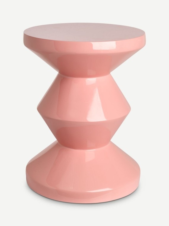 tabouret-rose-laque-zig-zag-pols-potten