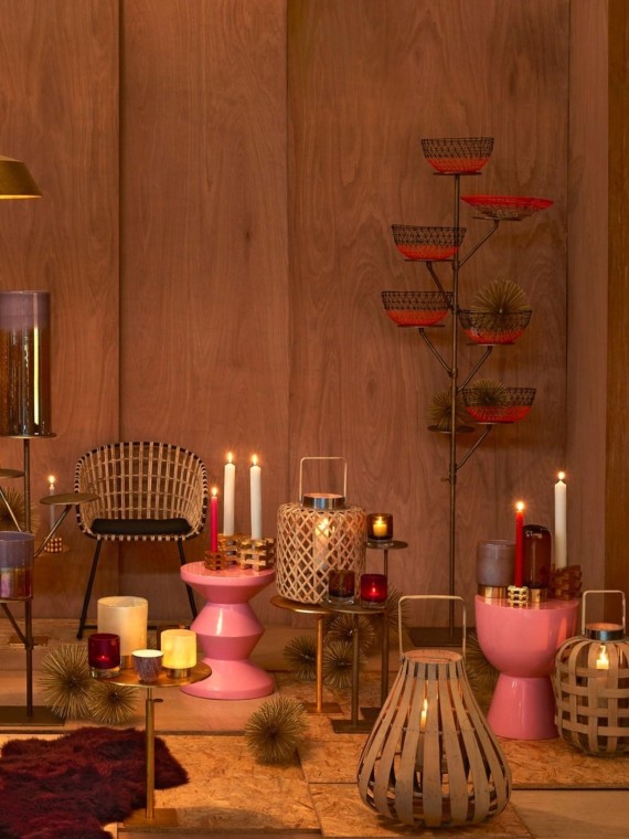 tabouret-rose-laque-zig-zag-pols-potten