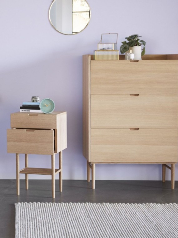 Trine natural oak chest of drawers, Hübsch | MBS Design
