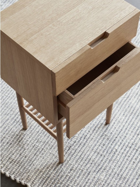 Trine natural oak chest of drawers, Hübsch | MBS Design