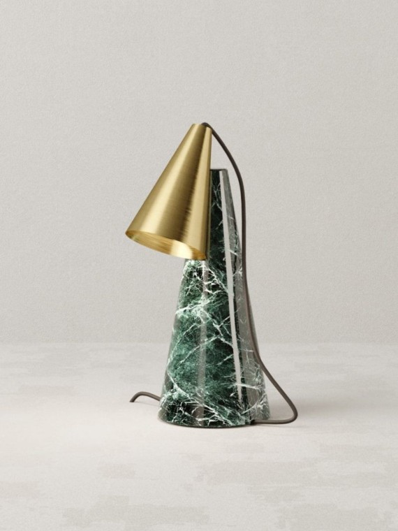 Marble table lamp, Octave Edizioni Design