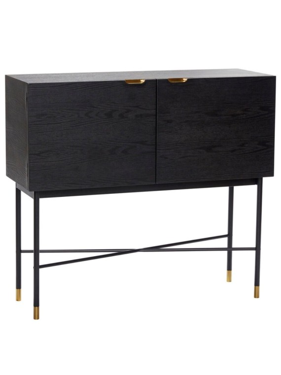 norm Dresser with brass and metal details hubsch