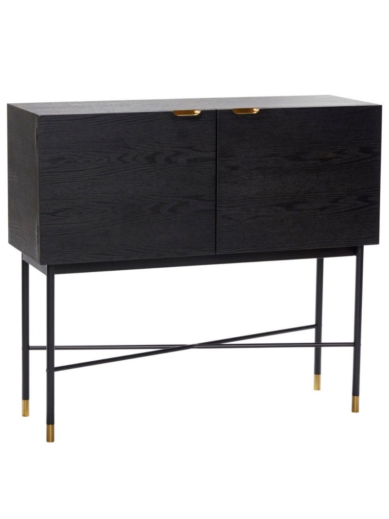 norm Dresser with brass and metal details hubsch